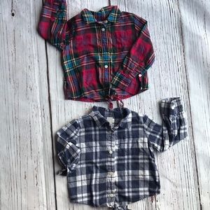 2 toddler girl flannels